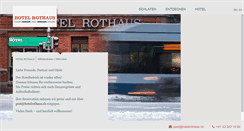 Desktop Screenshot of hotelrothaus.ch